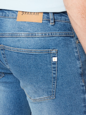 FARAH Regular Jeans in Blau