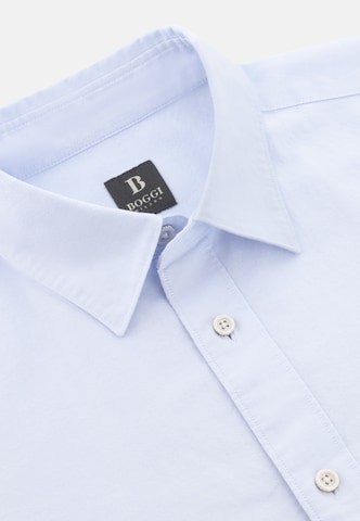 Coupe regular Chemise business Boggi Milano en bleu