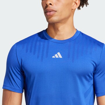 T-Shirt fonctionnel 'HIIT Airchill Workout' ADIDAS PERFORMANCE en bleu