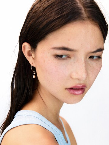 Orecchini di Pull&Bear in oro: frontale