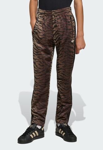 ADIDAS ORIGINALS Regular Broek 'Firebird' in Bruin: voorkant