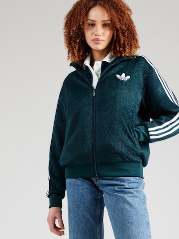 ADIDAS ORIGINALS Přechodná bunda – zelená: přední strana