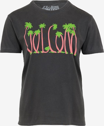 Volcom Shirt 'Truly Ringer' in Zwart: voorkant