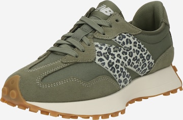 Baskets basses '327' new balance en vert : devant