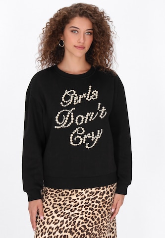 faina - Sudadera en negro: frente