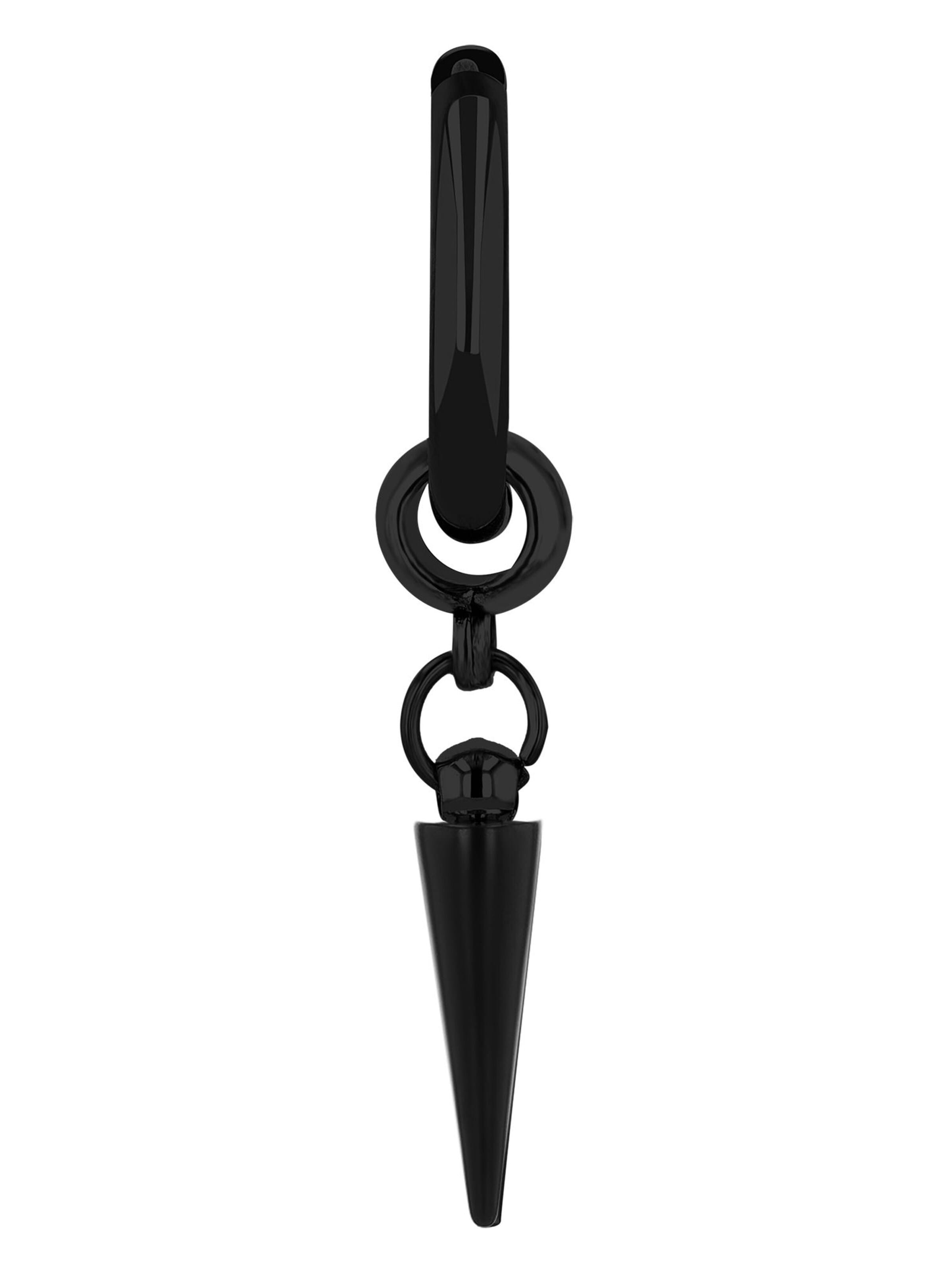 Akzent Earrings 'Mewtwo, langlebig' in Black: front
