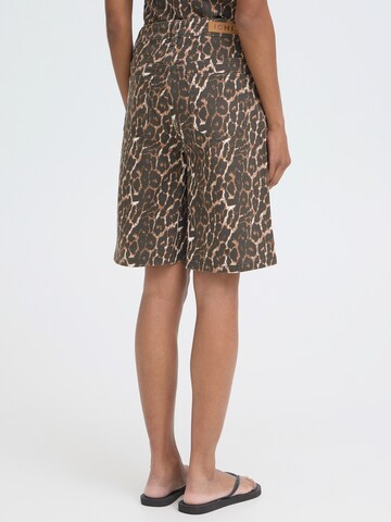 ICHI Loose fit Jeans 'IHBROKES' in Brown