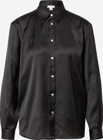 Warehouse Bluse in Schwarz: predná strana