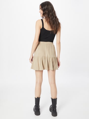 PIECES Skirt 'Omera' in Brown
