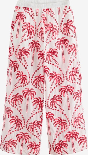 Next Hose in rot / offwhite, Produktansicht