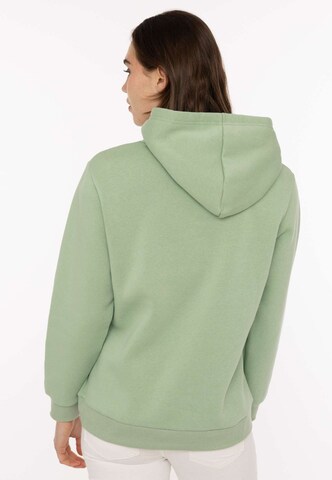Sweat-shirt Zwillingsherz en vert