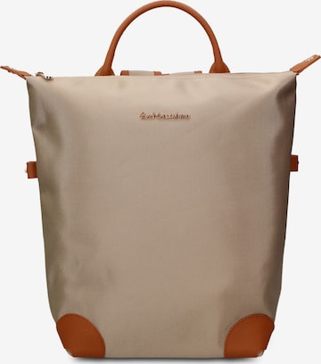 Zaino 'Zaino Novara Elite Gianmarco Venturi - Pelle Vegana 100% PU' di GianMarco Venturi in beige: frontale