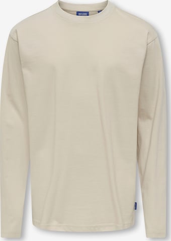 ONLY Sweatshirt in Beige: front
