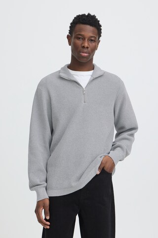!Solid Sweater 'SDVIAN' in Grey: front
