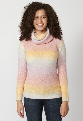 Pullover di KOROSHI in colori misti: frontale