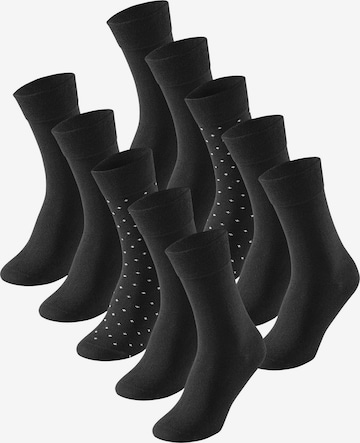 SCHIESSER Socks in Black: front