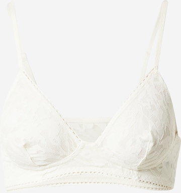 Calvin Klein Underwear Triangle Bra in White: front