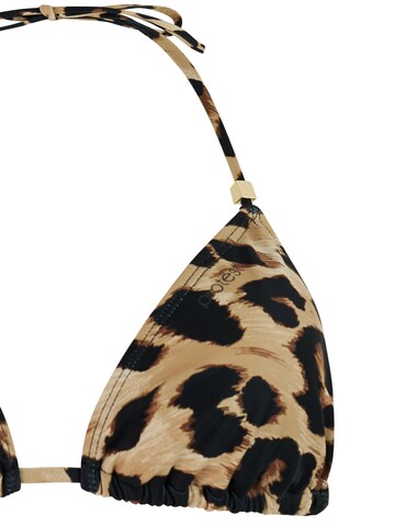 PROTEST Triangel Bikinitop 'MIXAles' in Bruin