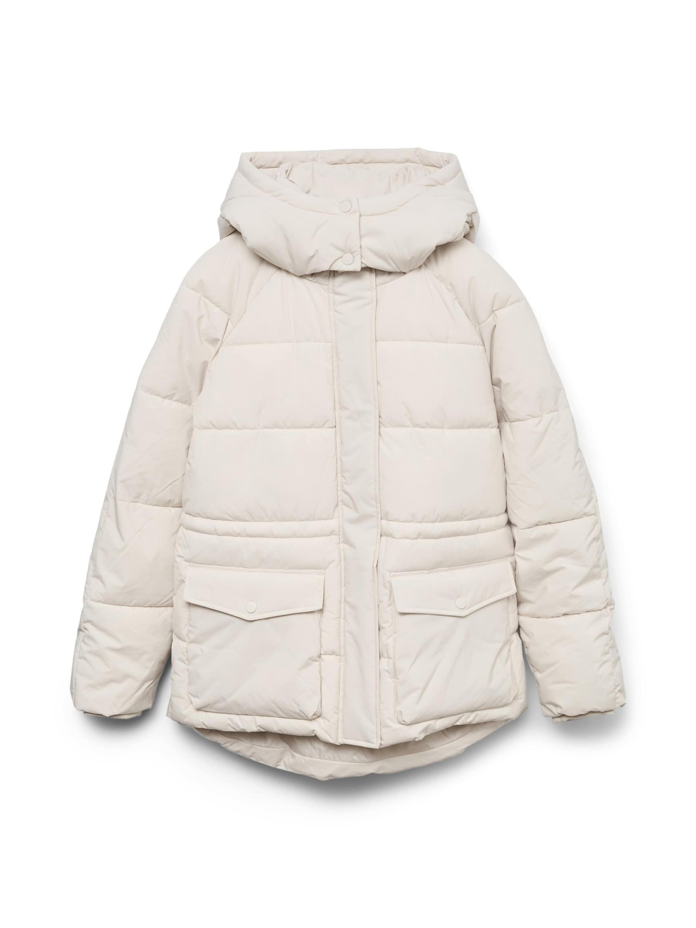 VERO MODA Vinterjakke 'DIANA' i hvid: forside