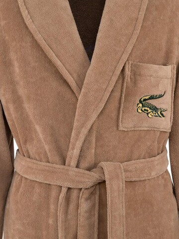 LACOSTE Bademantel lang 'LRENE' in Braun