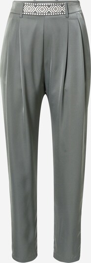 Pantaloni con piega frontale 'Giulia' Guido Maria Kretschmer Women di colore grigio basalto / bianco, Visualizzazione prodotti