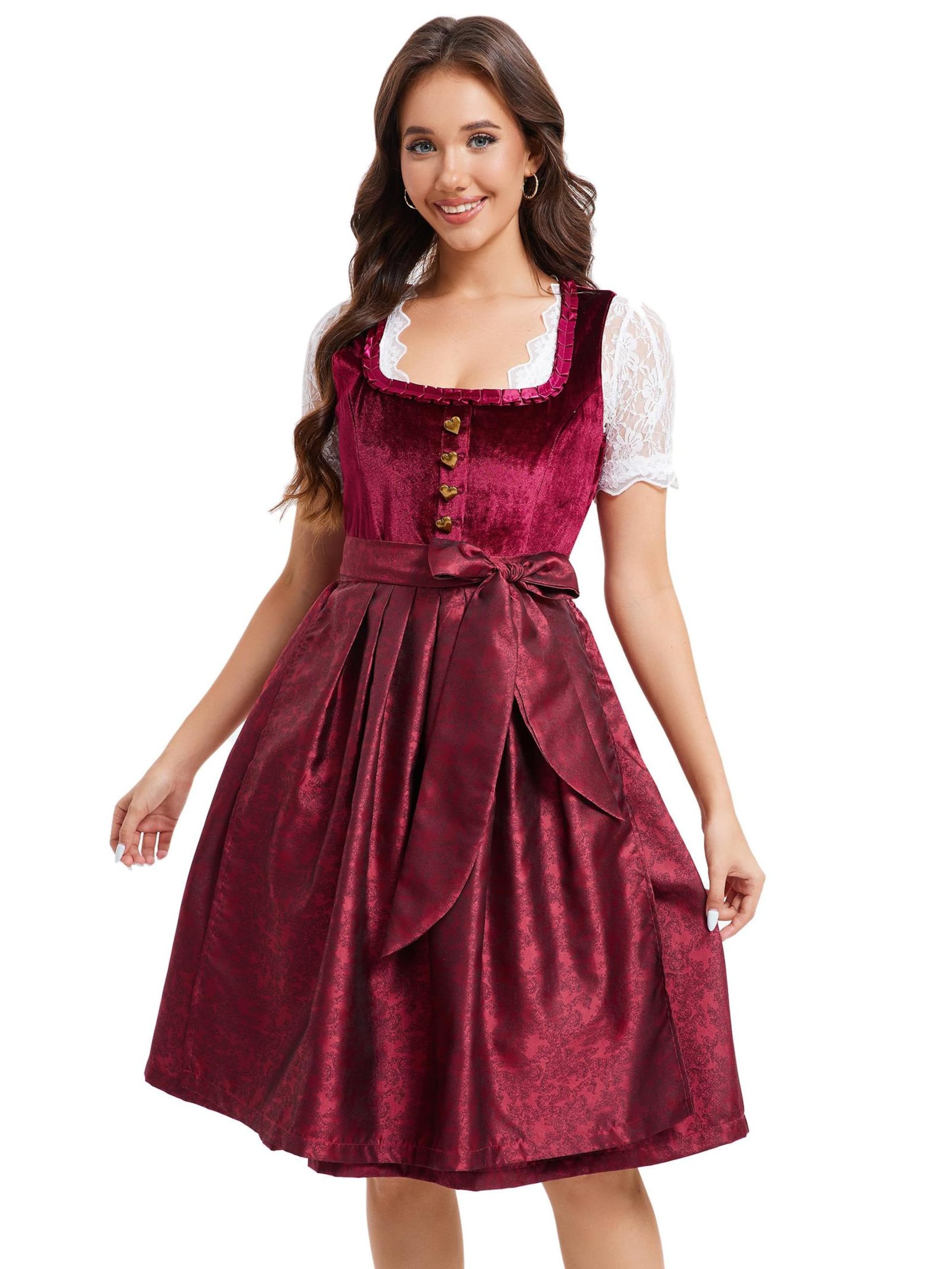 Yesfashion Dirndl in Red