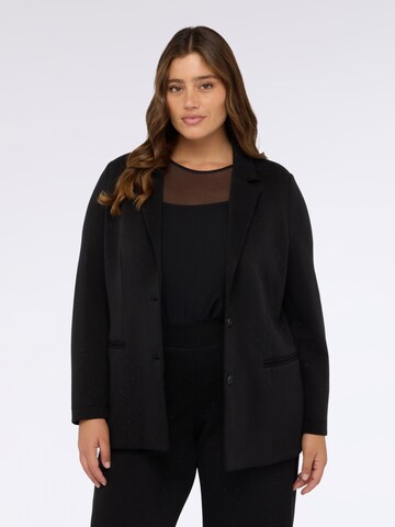 Fiorella Rubino - Chaqueta de entretiempo en negro: frente