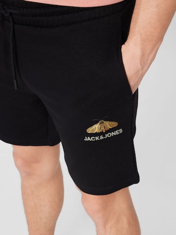 JACK & JONES Regular Trousers in Black