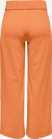 JDY Zvonové kalhoty Kalhoty se sklady v pase 'Geggo' – oranžová