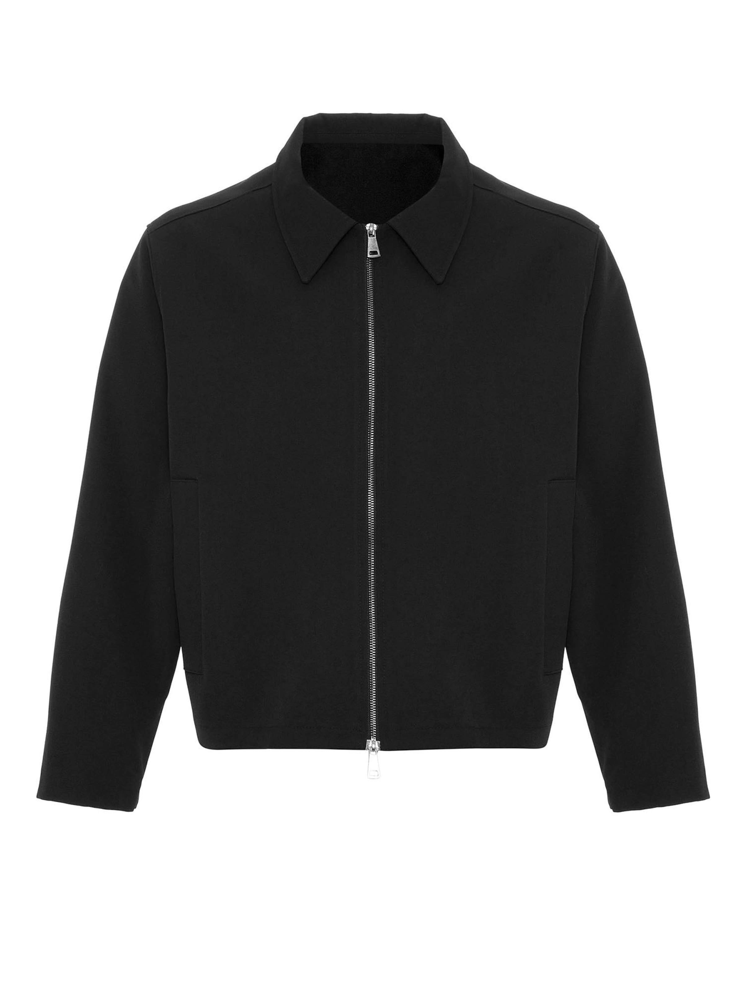 Giacca di mezza stagione di Antioch in nero: frontale