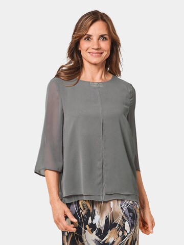 Goldner Blouse in Grijs: voorkant