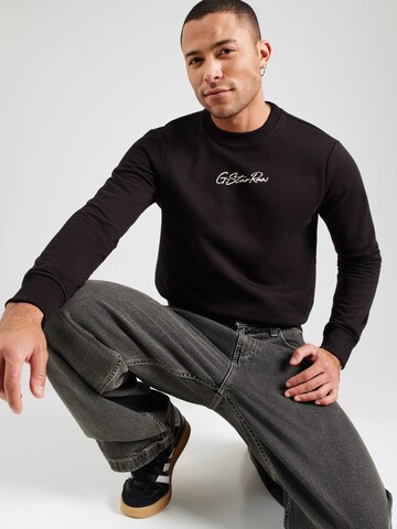 juoda G-STAR Megztinis be užsegimo 'Autograph': priekis