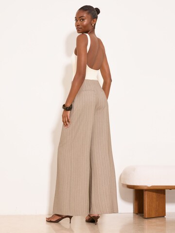 Lipsy Wide leg Pantalon in Beige