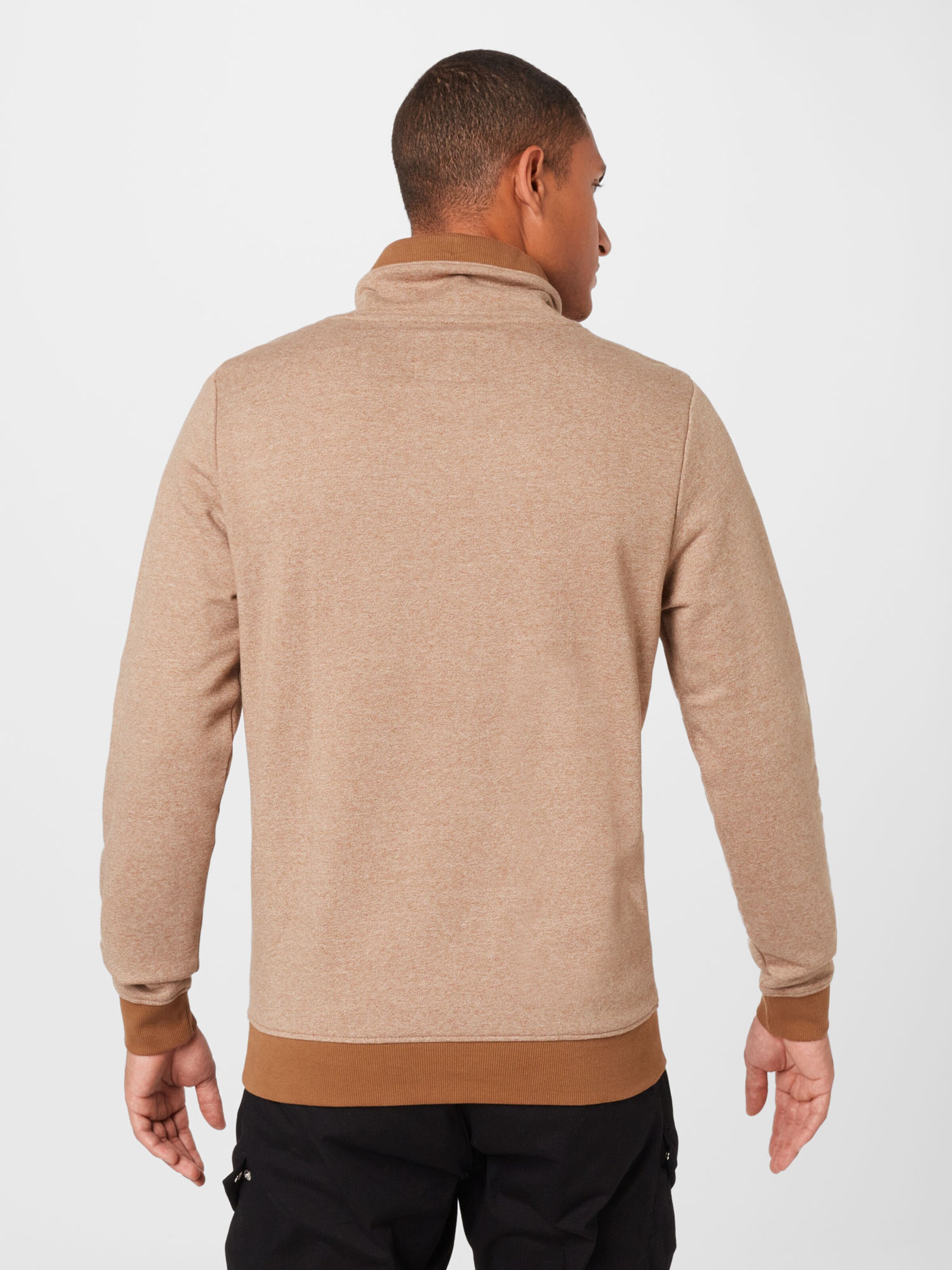 Männer Sweat TOM TAILOR Sweatshirt in Cappuccino - HR86364 Männer Sweat TOM TAILOR Sweatshirt in Cappuccino - HR86364