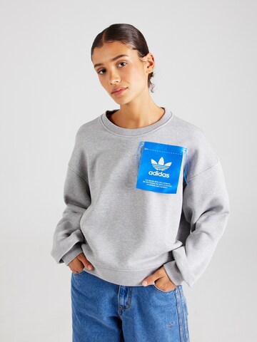 ADIDAS ORIGINALS Sweatshirt 'KSENIA TAG' in Grey: front