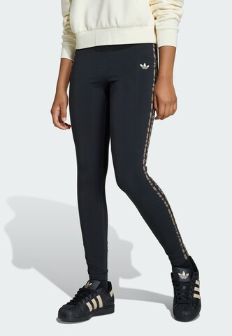 ADIDAS ORIGINALS Skinny Leggings in Black: front