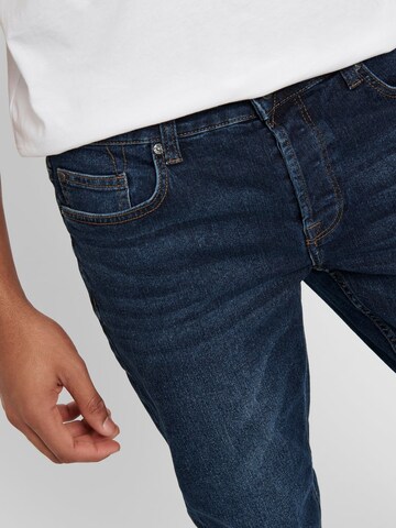 Coupe slim Jean Only & Sons en bleu