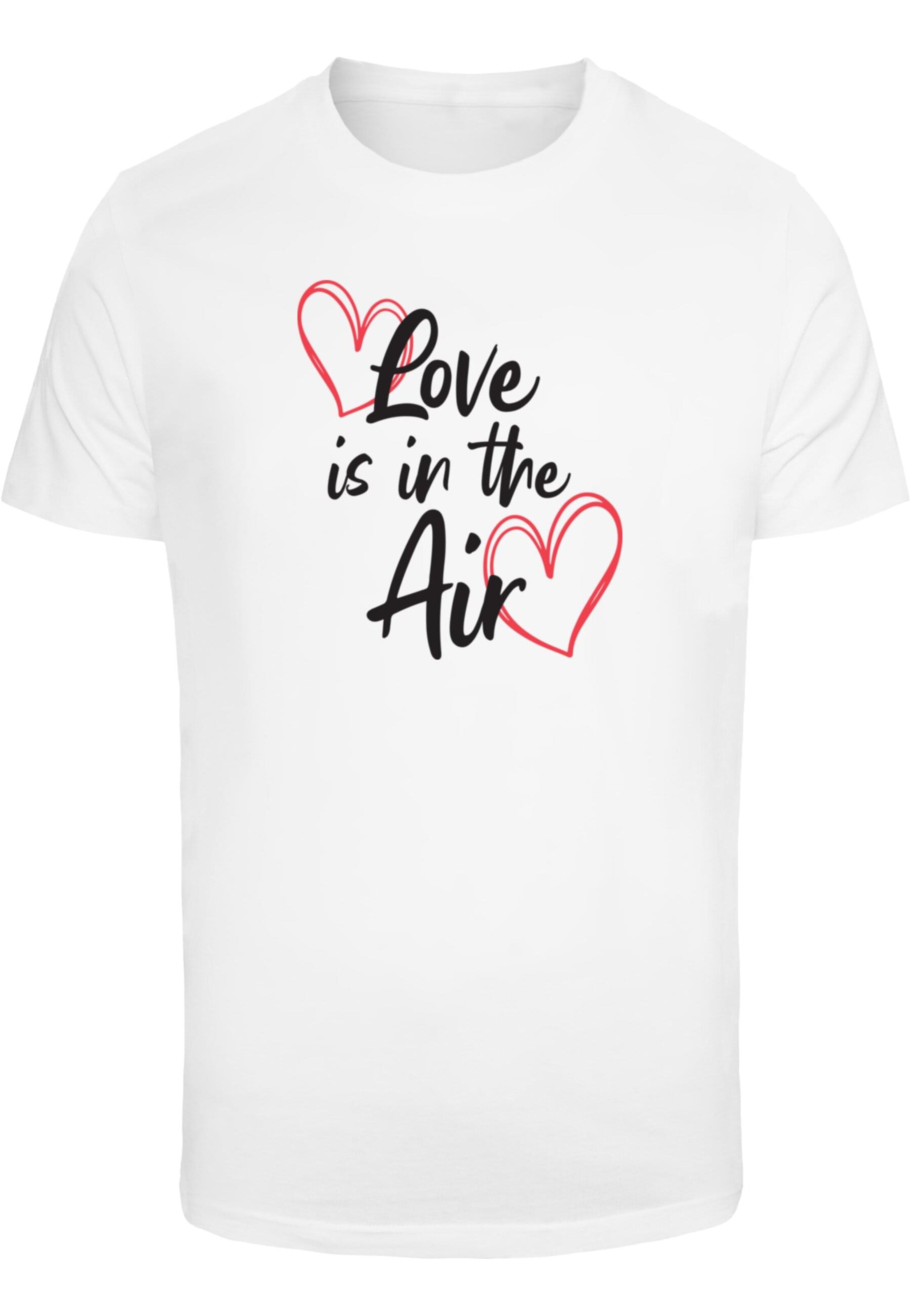 T-Shirt 'Valentines Day - Love is in the Air' Merchcode en blanc : devant