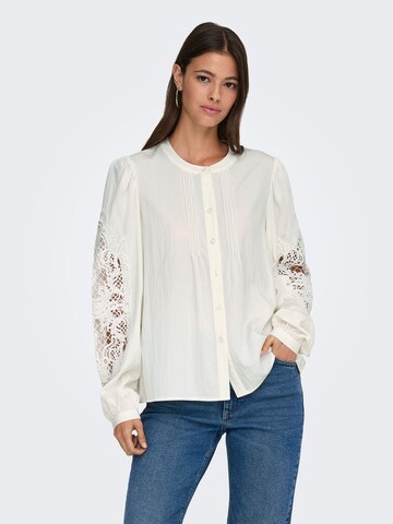 JDY Blouse 'JDYCORA' in White: front