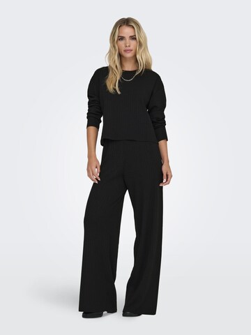 Wide Leg Pantalon 'THELMA' ONLY en noir
