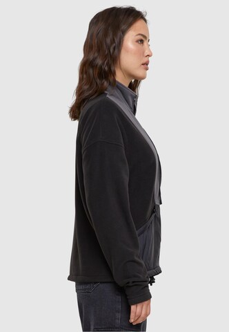 Urban Classics Fleece jacket in Black