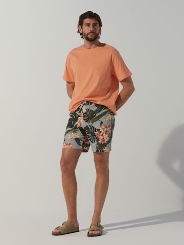 ABOUT YOU x Alvaro Soler Board Shorts 'Tiago' in Green