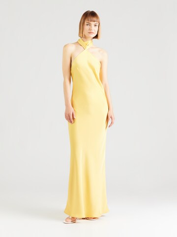 Robe de soirée 'VMADIBAH' VERO MODA en jaune : devant