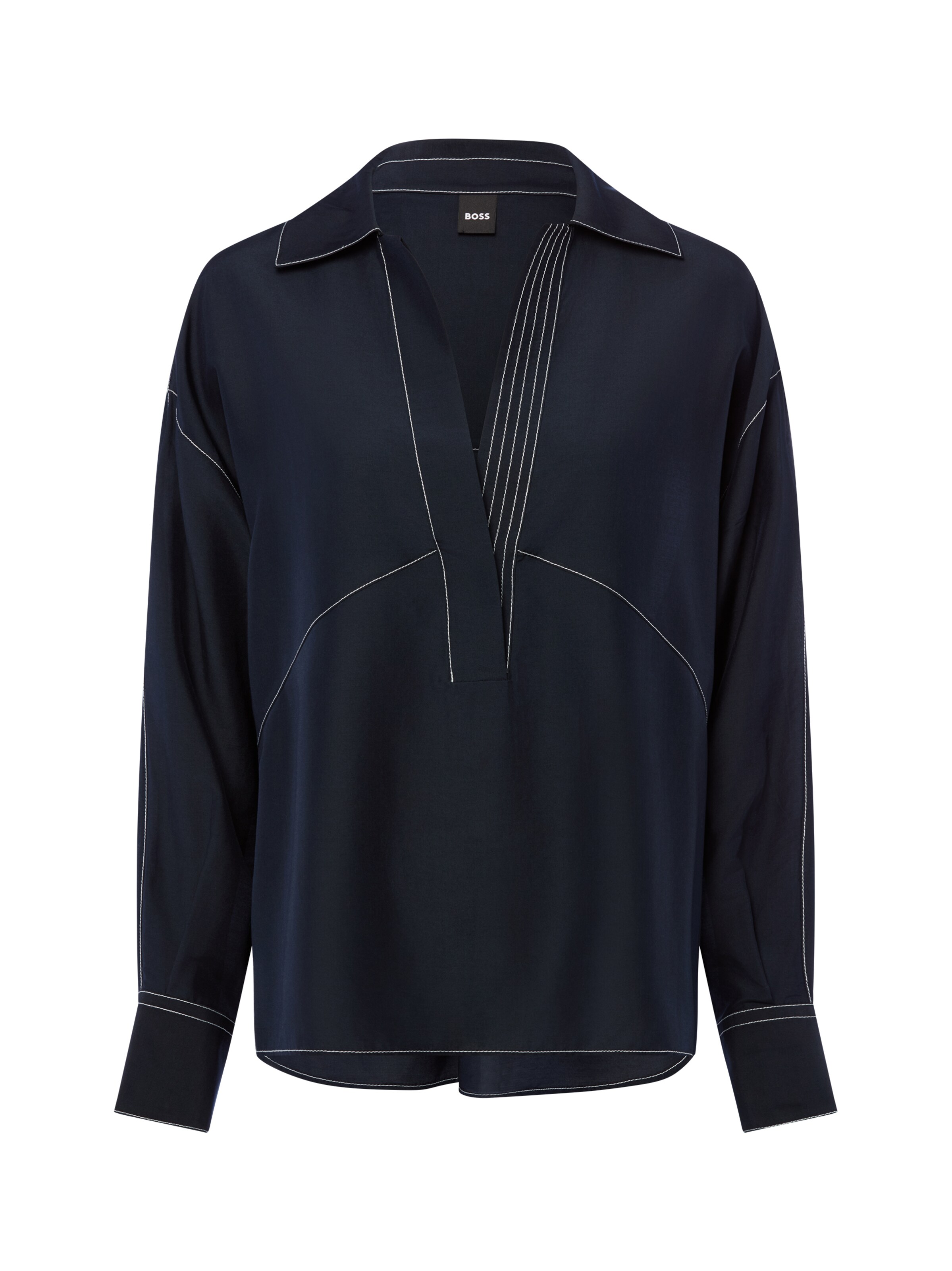 BOSS Blouse ' Brizzy ' in Blauw: voorkant