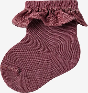 NAME IT Socks 'Titti' in Purple: front