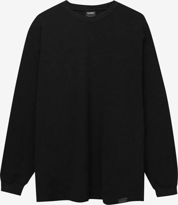 Pull&Bear Shirt in Zwart: voorkant