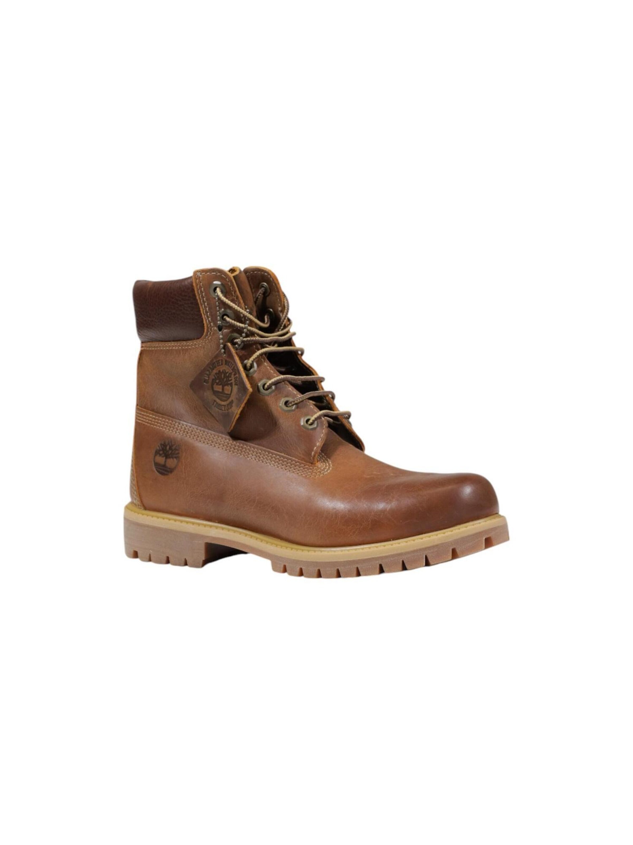 TIMBERLAND Stövel med snörning i brun: framsida
