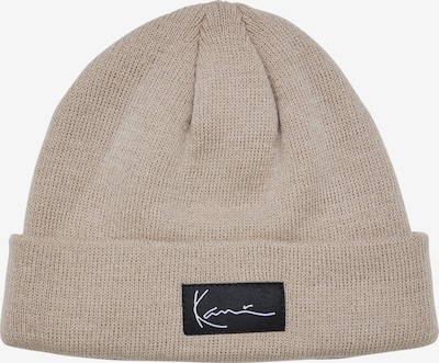 Karl Kani Gorros em bege escuro / preto / branco, Vista do produto