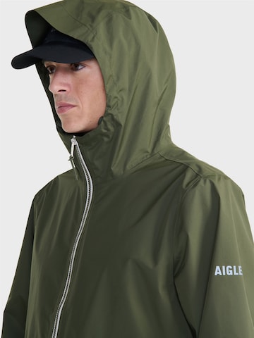 AIGLE Funktionsjakke 'Rainpack 70' i grøn: forside