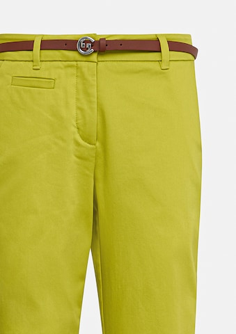 Coupe slim Pantalon chino COMMA en jaune